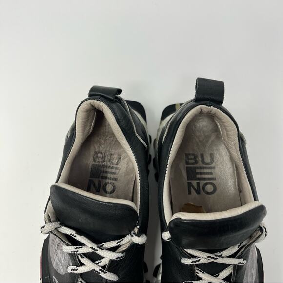 Bueno Black Sneakers Chunky Dad Shoe Lace Up  Womens Size EU 38 US 7.5 - 8 - Picture 6 of 13